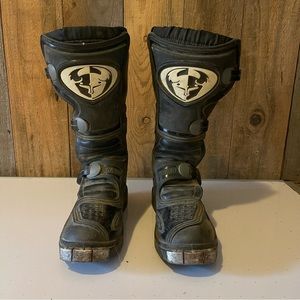Thor motocross dirt bike boots kids size 3